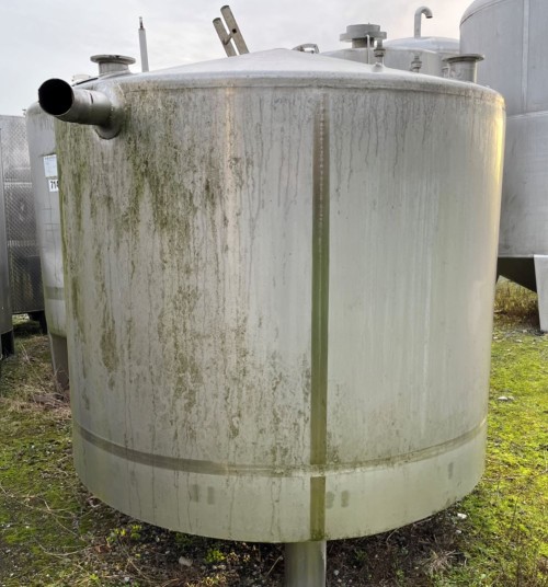 Behälter 3.500 Liter aus V2A, einwandig, gebraucht