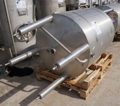 Behälter 900 Liter aus V2A einwandig, gebraucht