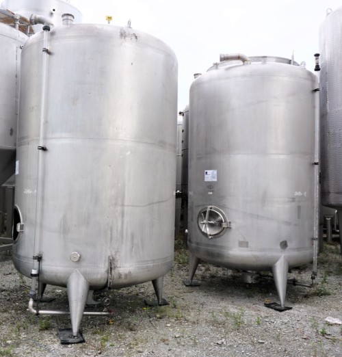 Behälter 6.500 Liter aus V2A einwandig, gebraucht