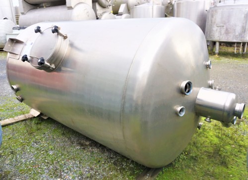 Behälter 3.000 Liter aus V4A, einwandig, gebraucht