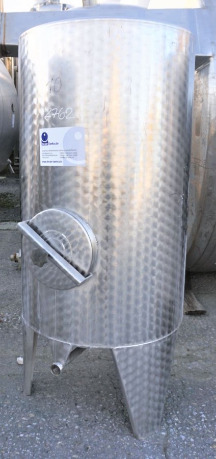 Behälter 650 Liter aus V2A einwandig, gebraucht