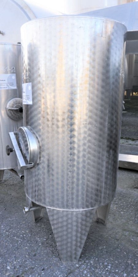 Behälter 650 Liter aus V2A einwandig, gebraucht