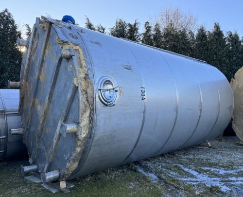 Behälter 60.000 Liter aus V2A isoliert, gebraucht