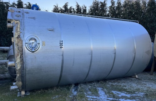 Behälter 60.000 Liter aus V2A isoliert, gebraucht