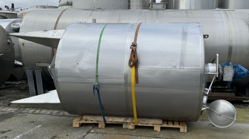 Behälter 8.500 Liter aus V2A einwandig, gebraucht