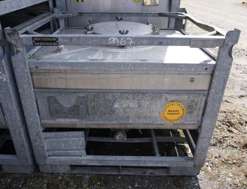 Container 500 Liter aus V2A einwandig, gebraucht