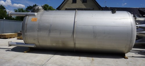 Behälter 30.000 Liter aus V2A, einwandig, spez. Gew. 1,13 kg/l, gebraucht