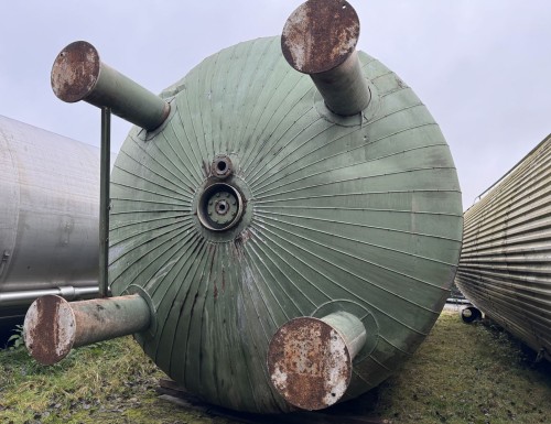 Druckbehälter 100.000 Liter aus V4A, isoliert, temperierbar, gebraucht