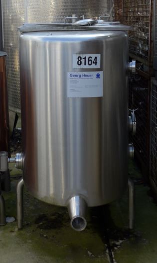 Behälter 500 Liter aus V2A, gebraucht, einwandig